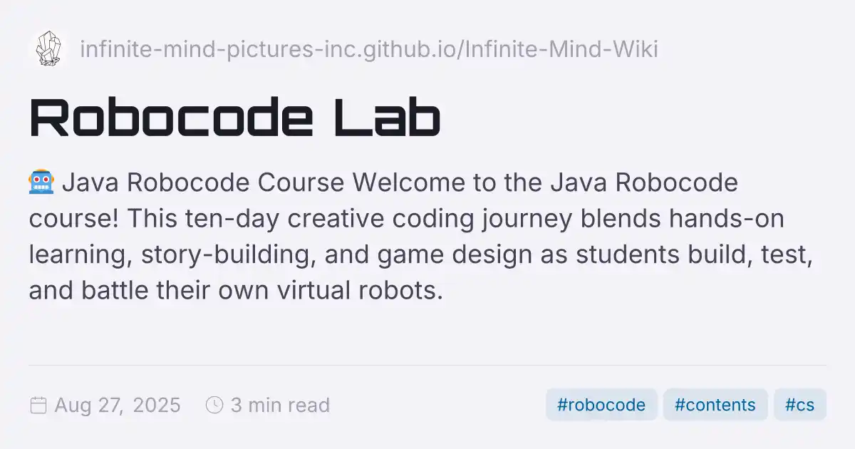Robocode Lab